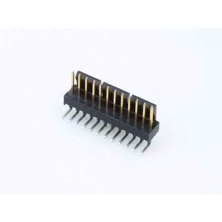 Molex Board Connector, 12 Contact(S), 1 Row(S), Male, Right Angle, 0.1 Inch Pitch, Solder Terminal,  1718571012